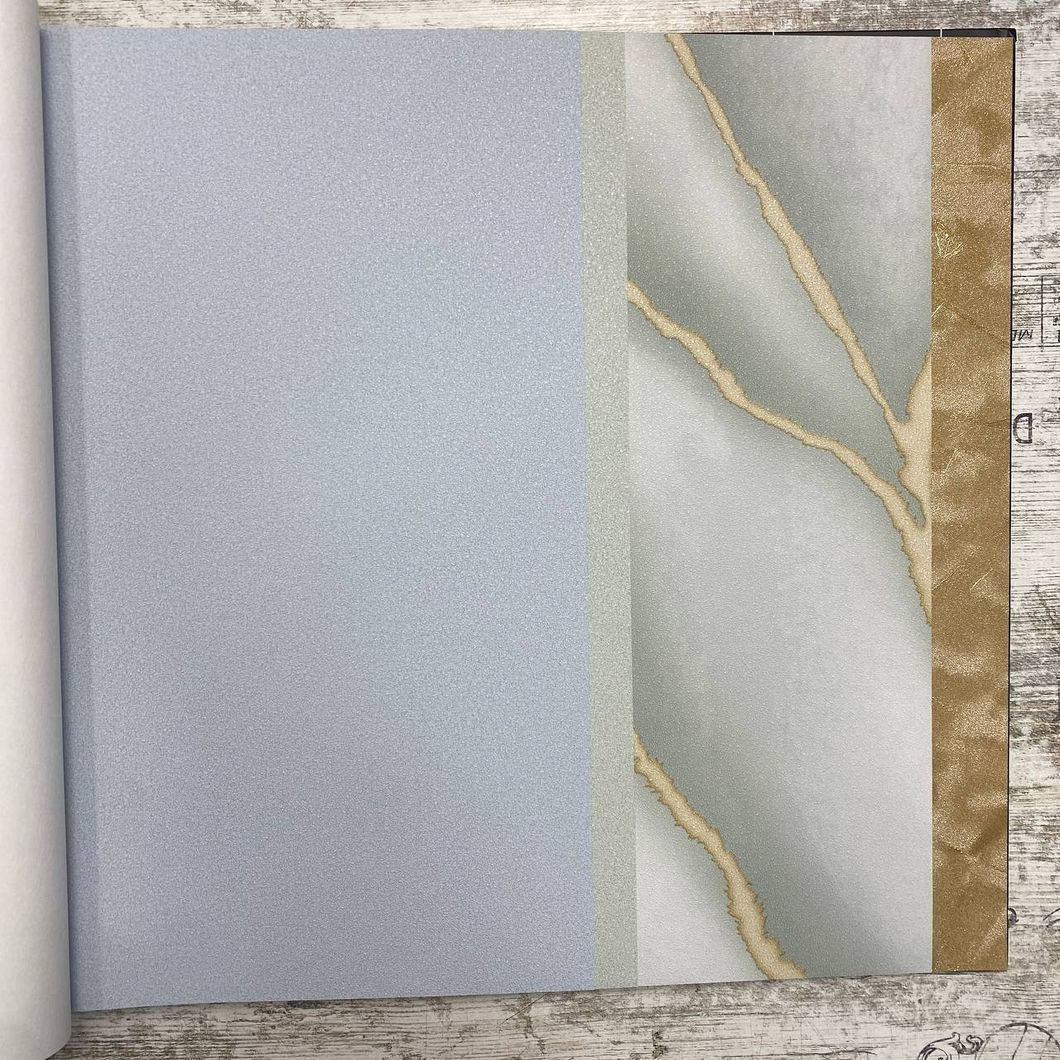 Шпалери вінілові на флізеліновій основі Elle Decoration (Erismann) блакитний 1,06 х 10,05м (12168-08)