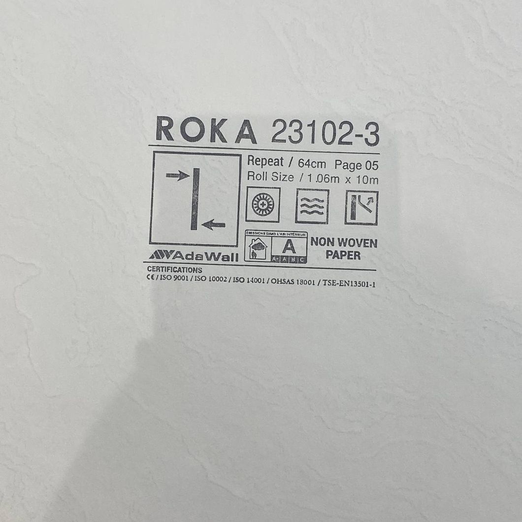 Обои виниловые на флизелиновой основе бежевый Roka AdaWall 1,06 х 10м (23102-3)