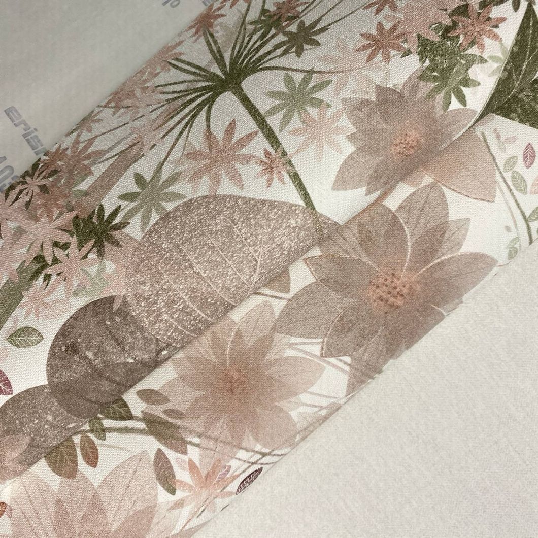 Обои виниловые на флизелиновой основе Erismann Secret Garden бежевый 1,06 х 10,05м (12238-05)