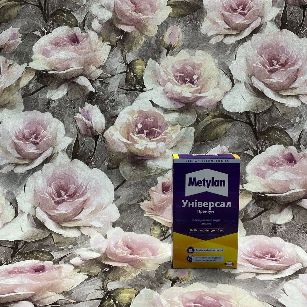 Шпалери вінілові на флізеліновій основі темно-бежеві SINTRA ROSE 251331 (1,06х10,05м)