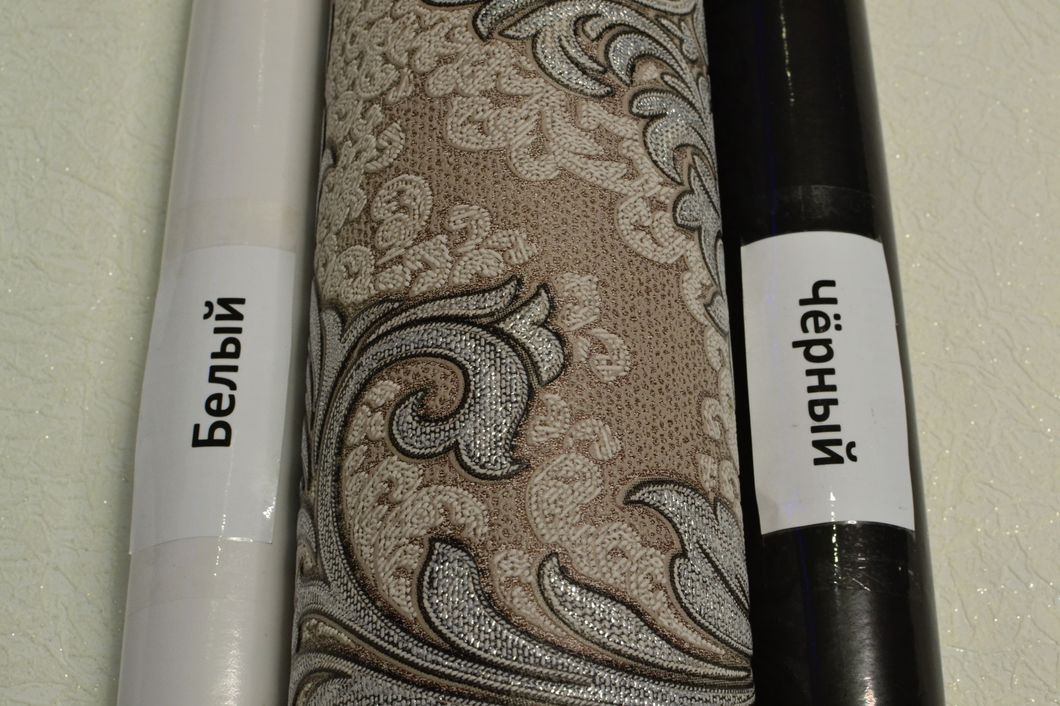 Шпалери вінілові на паперовій основі ArtGrand Bravo коричневий Ізабелла Декор 0,53 х 10,05м (81053BR16),