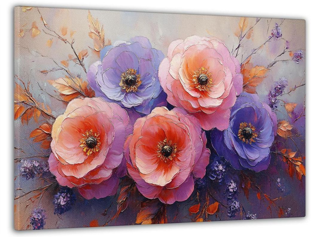 Картина на холсті МАKO " Весняний букет" 60x100 см MK10617