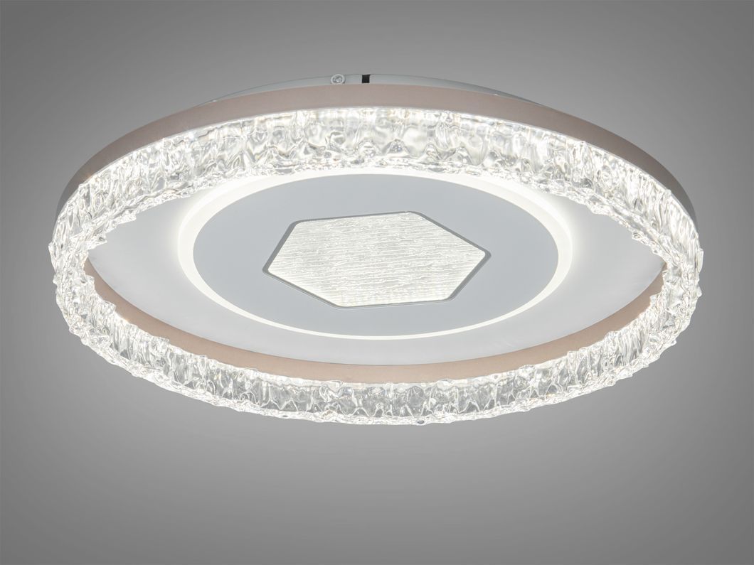 Стельова LED люстра біла 85 Вт
