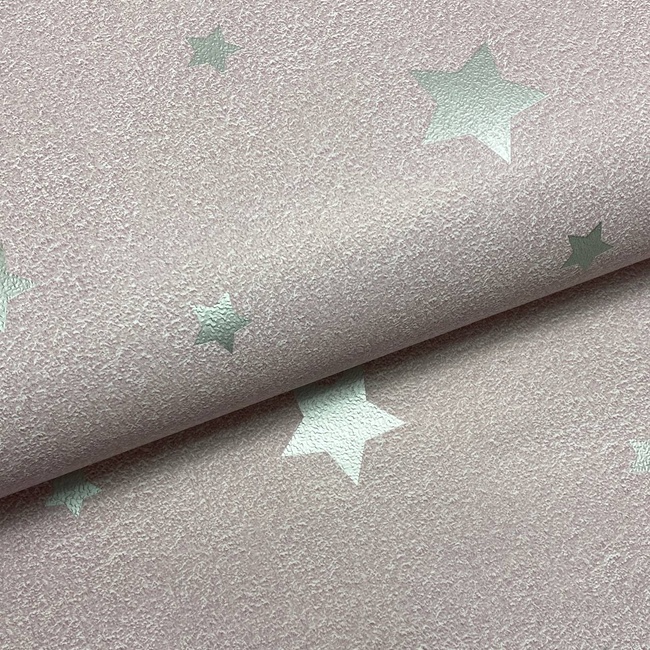 Обои бумажные Розовые Шарм звезды 0,53м х 10,05м (178-06)