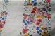 Клеенка на стол ПВХ на нетканной основе Васильки цветы бежевый 1,37 х 1м (100-140), Бежевый, Бежевый