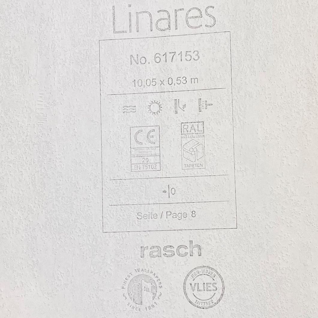 Обои виниловые на флизелиновой основе Rasch Linares тёмно-синий 0,53 х 10,05м (617153)