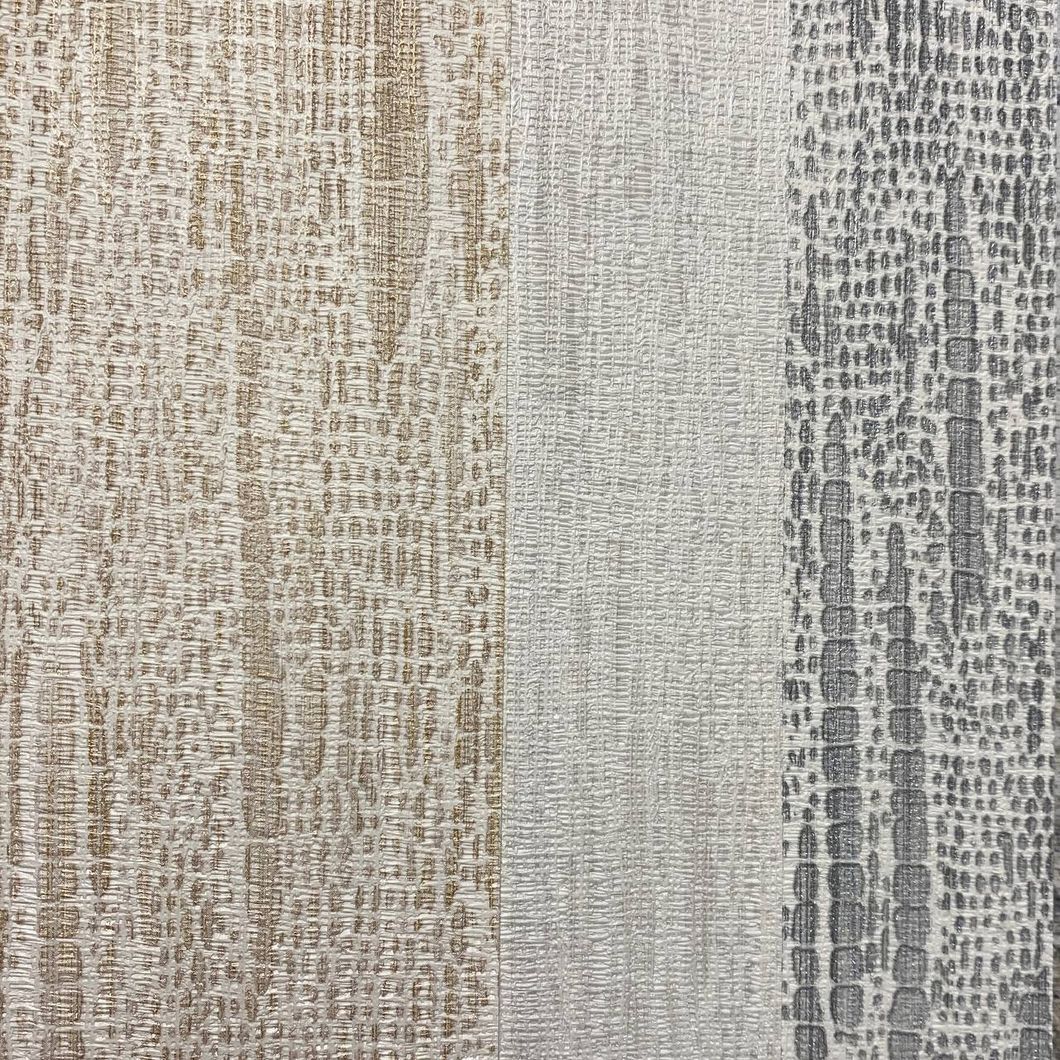 Шпалери вінілові на флізеліновій основі DUKA The Prestige канати сірий 1,06 х 10,05м (25822-4)