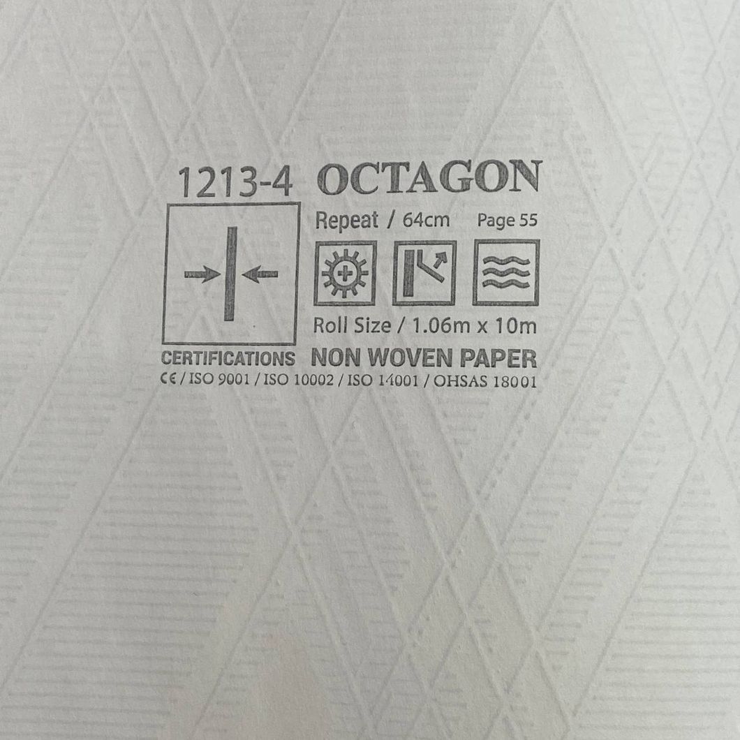 Обои виниловые на флизелиновой основе Octagon AdaWal серый 1,06 х 10,05м (1213-4)