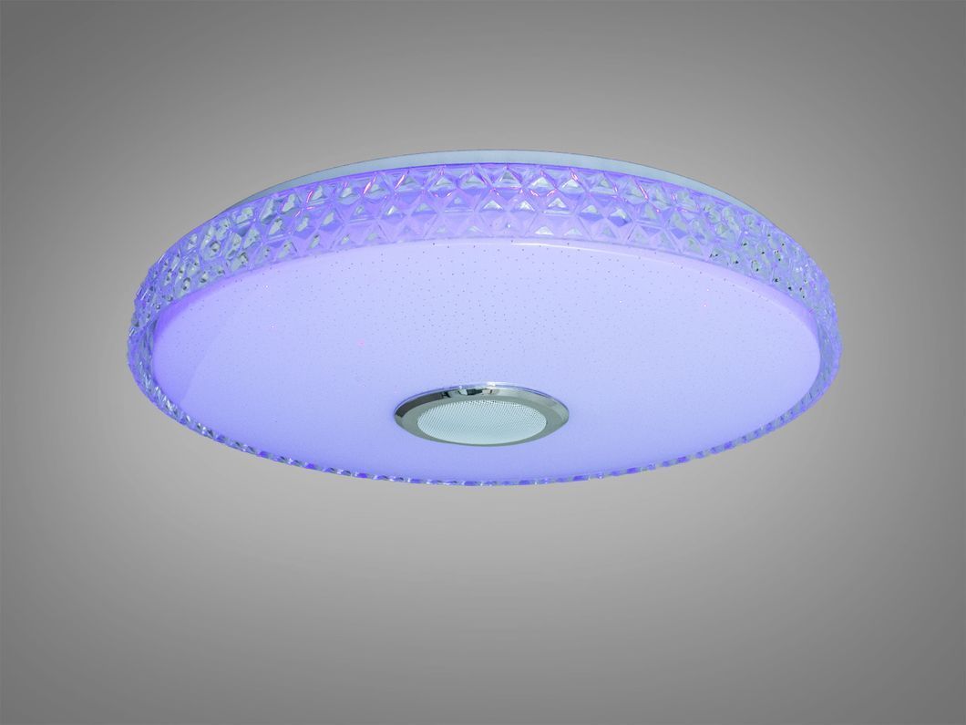 Смарт LED люстра белая 45 Вт RGB с Bluetooth, I-LINK додаток