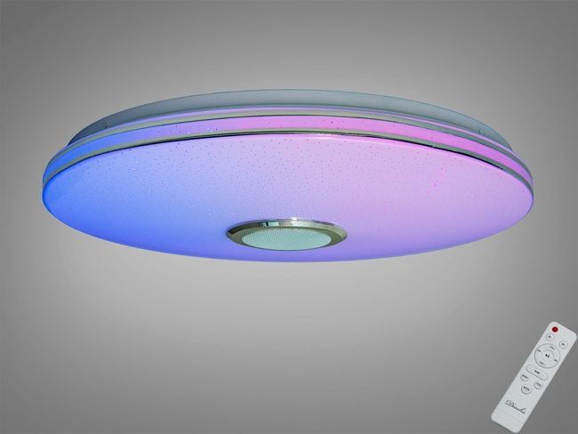 Смарт LED люстра біла 80 Вт RGB з Bluetooth, I-LINK додаток