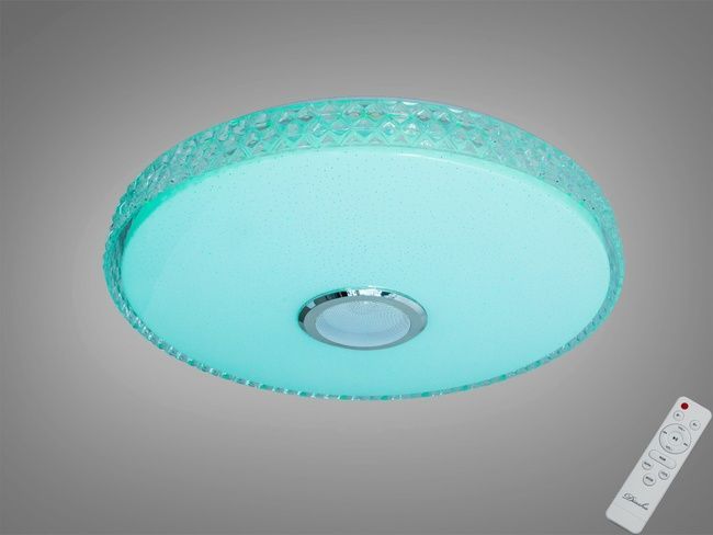 Смарт LED люстра біла 80 Вт RGB з Bluetooth, I-LINK додаток