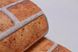 Шпалери дуплексні на паперовій основі Слов'янські шпалери Gracia В66,4 Цегла помаранчевий 0,53 х 10,05м (7170-05)