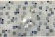 Панель стінова декоративна пластикова мозаїка ПВХ "Морська сіль" 954 мм х 478 мм (545мс), Серый, Сірий