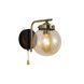 Бра настенная Sirius Antique Blass Matte black (G 74405/1W)