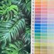 Обои на бумажной основе зеленые Славянские обои Colorit В227 0.53м х 10,05м (5265-03)