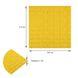 Панель стінова самоклеюча декоративна 3D під цеглу Жовтий 700х770х7мм (010-7), Жовтий, Жовтий