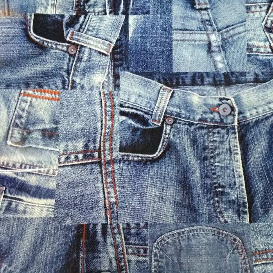 Самоклейка декоративная Gekkofix Jeans синий полуглянец 0,45 х 1м (12677), Синий, Синий