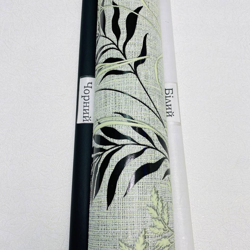 Вінілові шпалери на паперовій основі зелені Слов'янські шпалери Comfort B54,4 Деметра 0,53 х 10,05м (5400-04)