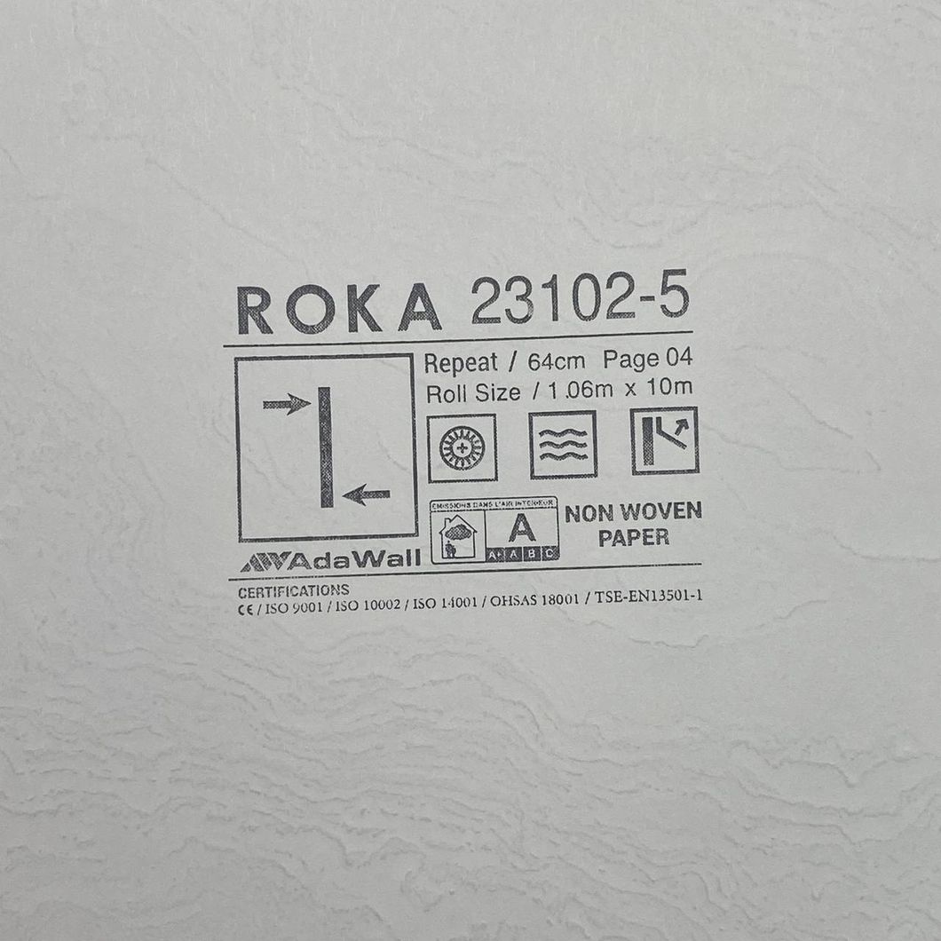 Обои виниловые на флизелиновой основе коричневый Roka AdaWall 1,06 х 10м (23102-5)