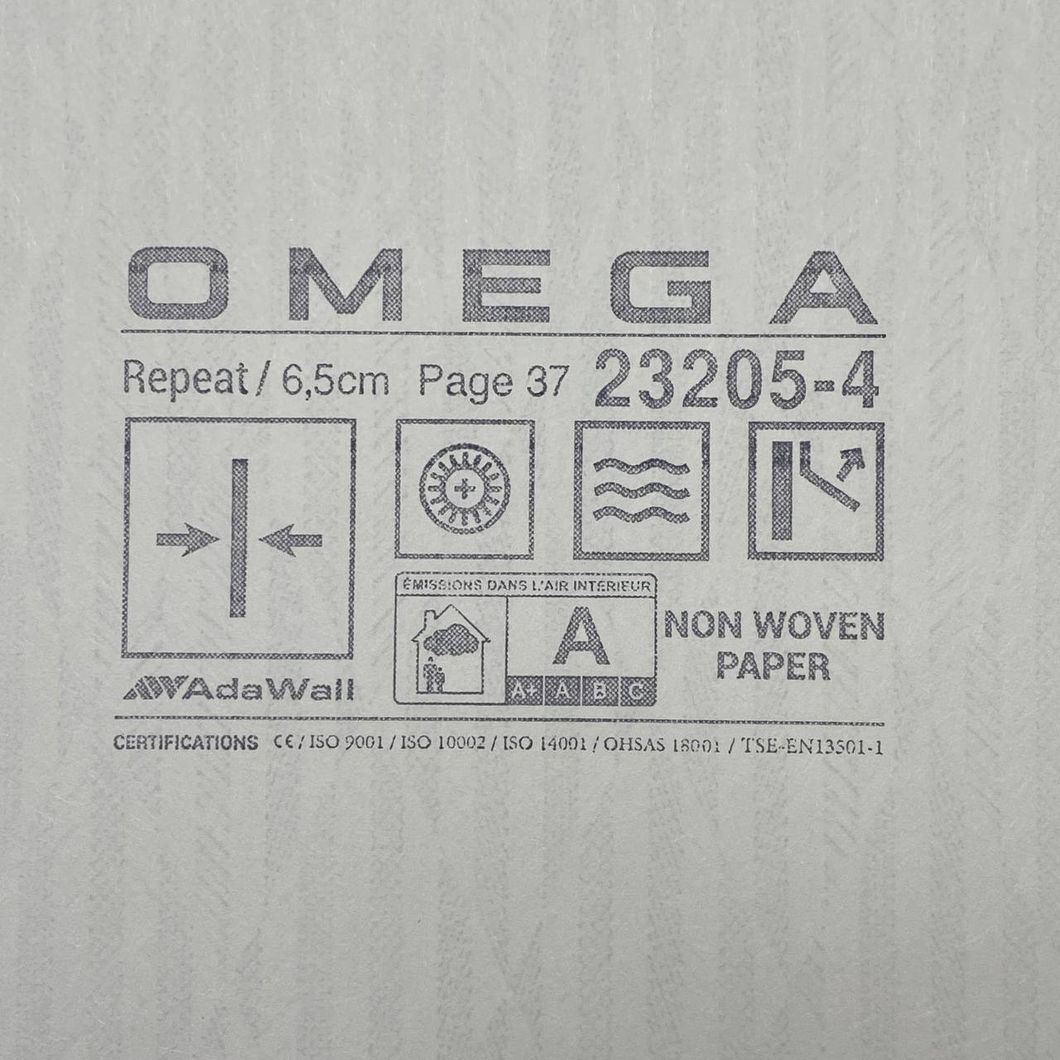 Шпалери вінілові на флізеліновій основі Зелені OMEGA AdaWall 1,06 х 10,05м (23205-4)