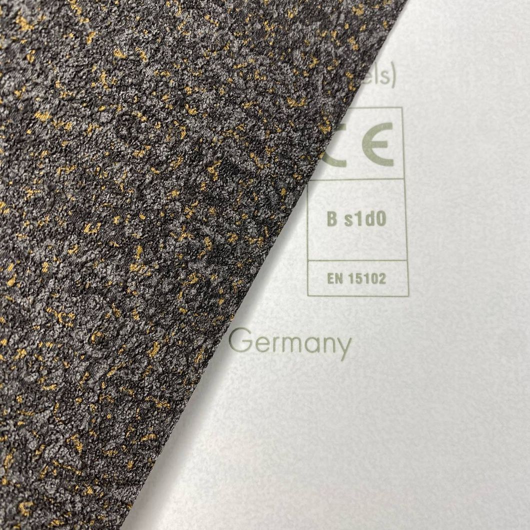 Шпалери вінілові на флізеліновій основі Marburg Ritus Темно сірі 1,06 х 10,05м (35420)