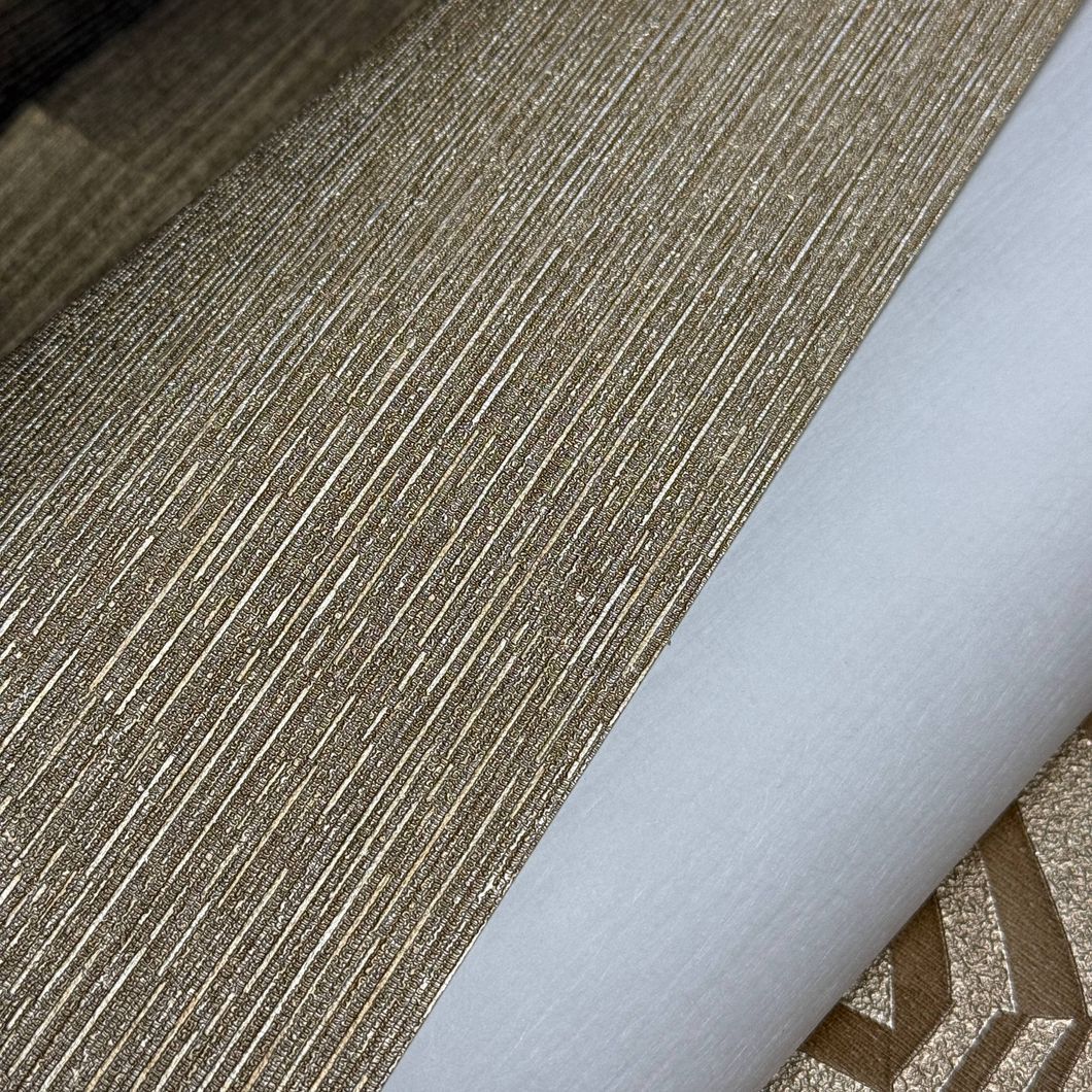 Обои виниловые на флизелиновой основе золотистые Erismann Fashion for Walls 5 1,06 х 10,05м (12258-30)