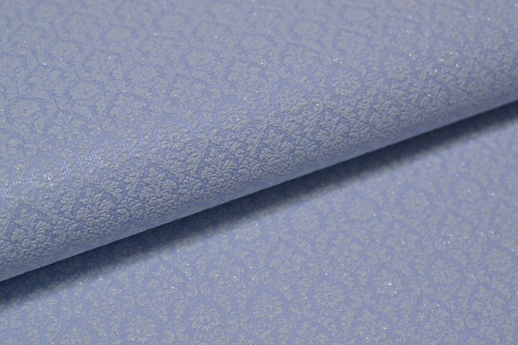 Шпалери вінілові на флізеліновій основі Слов'янські шпалери B109 Мускат 2 блакитний 1,06 х 10,05м (3594 - 03)