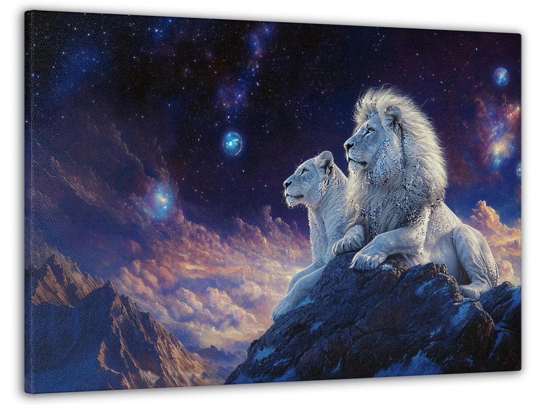 Картина на холсте МАKO " Королевская пара " 60x100 см MK10566