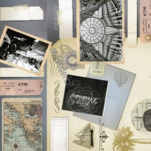 Самоклейка декоративна Gekkofix Scrapbook бежевий глянець 0,45 х 1м (12911), ограниченное количество, Бежевий, Бежевий