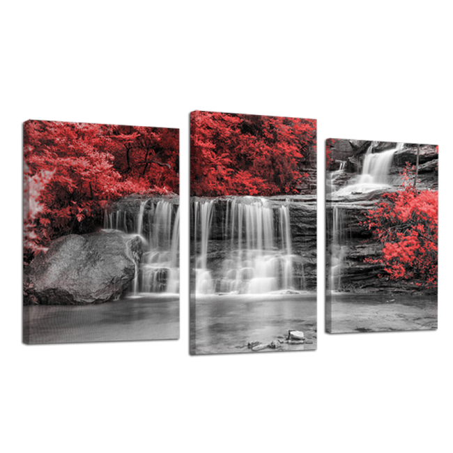 Картина модульная 3 части Водопад 53 х 100 см (8296-525)