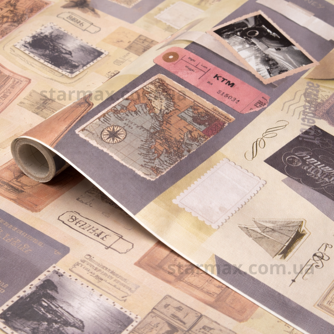 Самоклейка декоративна Gekkofix Scrapbook бежевий глянець 0,45 х 1м (12911), ограниченное количество, Бежевий, Бежевий