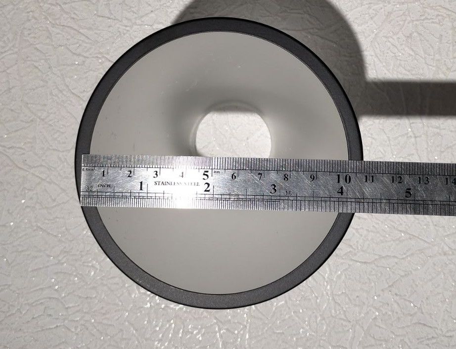 Плафон для люстры диаметр верхнего отверстия 2,9 см высота 10 см Е14, Белый, Белый