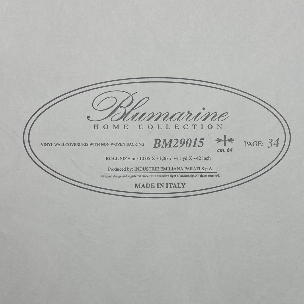 Шпалери вінілові на флізеліновій основі пісочний Blumarine 5 (Emiliana Parati)1,06 х 10,05м (29015)