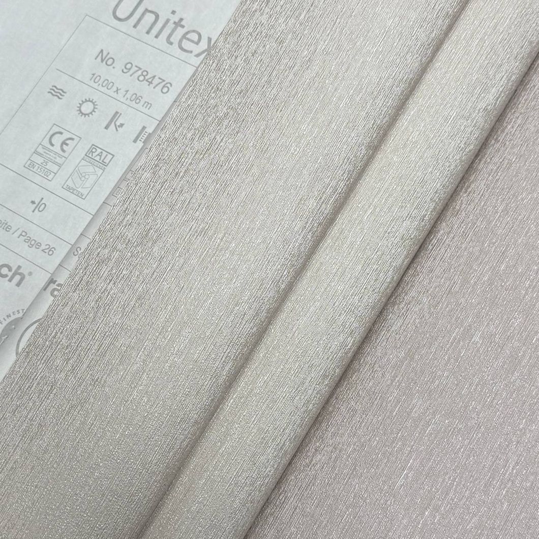 Шпалери вінілові на флізеліновій основі Rasch Unitex бежеві 1,06 х 10,05м (978520)