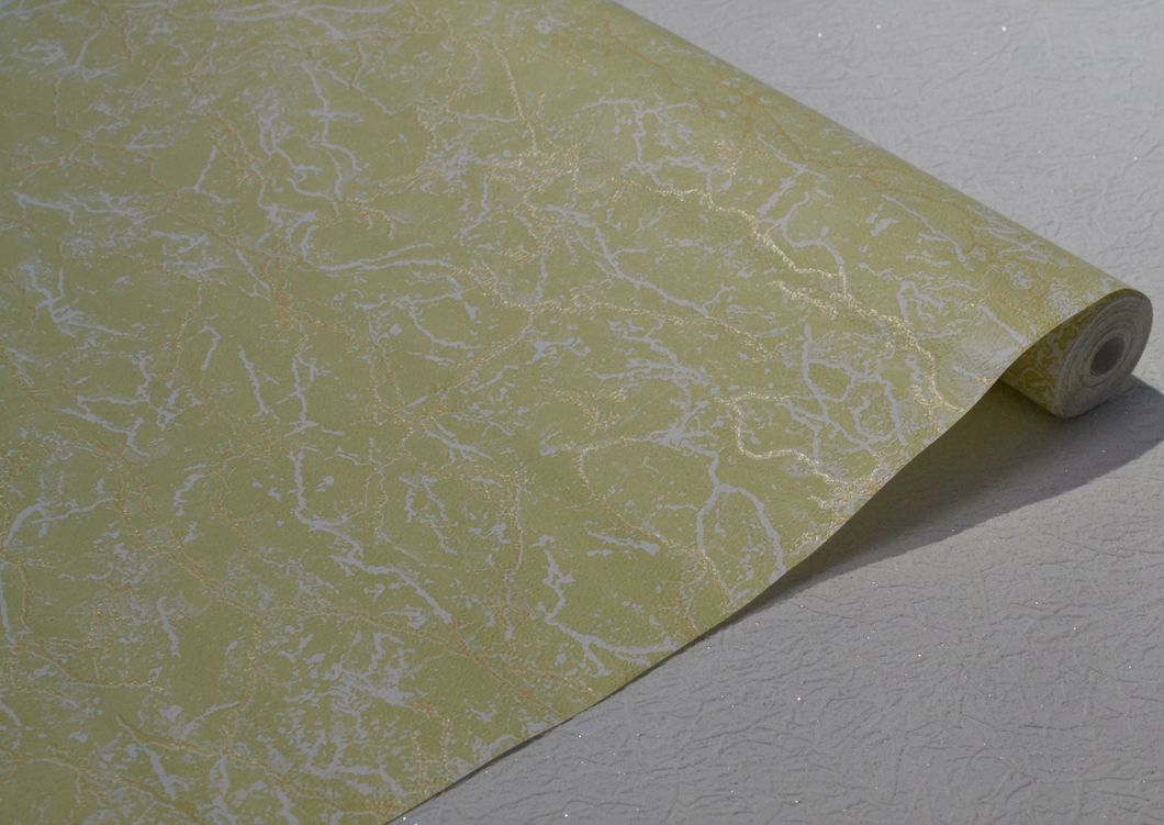 Обои бумажные Шарм Рельеф зелёный 0,53 х 10,05м (50-03)