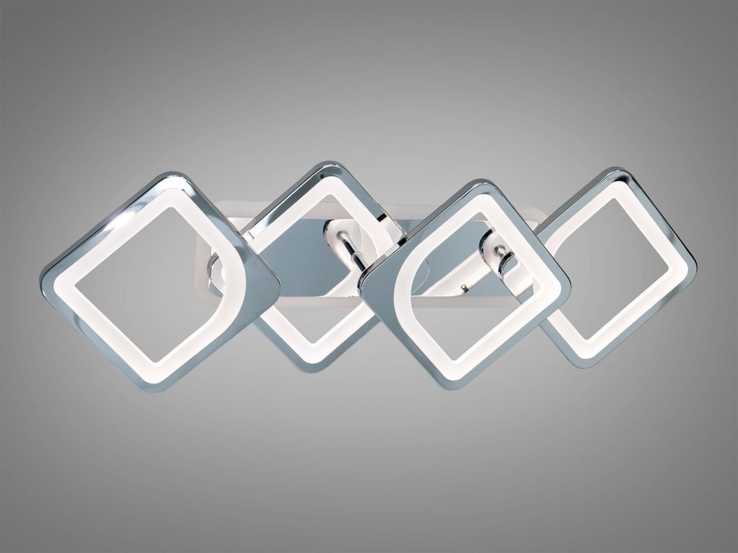 Люстра стельова LED Diasha серія 8060 золото 70Вт