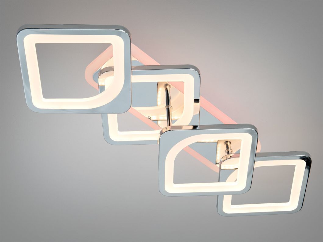 Люстра стельова LED Diasha серія 8060 золото 70Вт