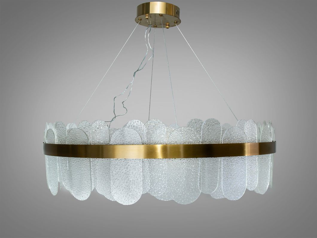 Классическая подвесная хрустальная люстра Diasha, золото, LED 120