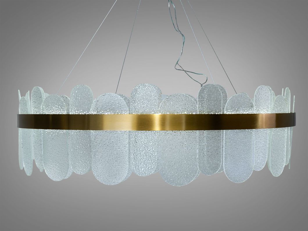 Классическая подвесная хрустальная люстра Diasha, золото, LED 120