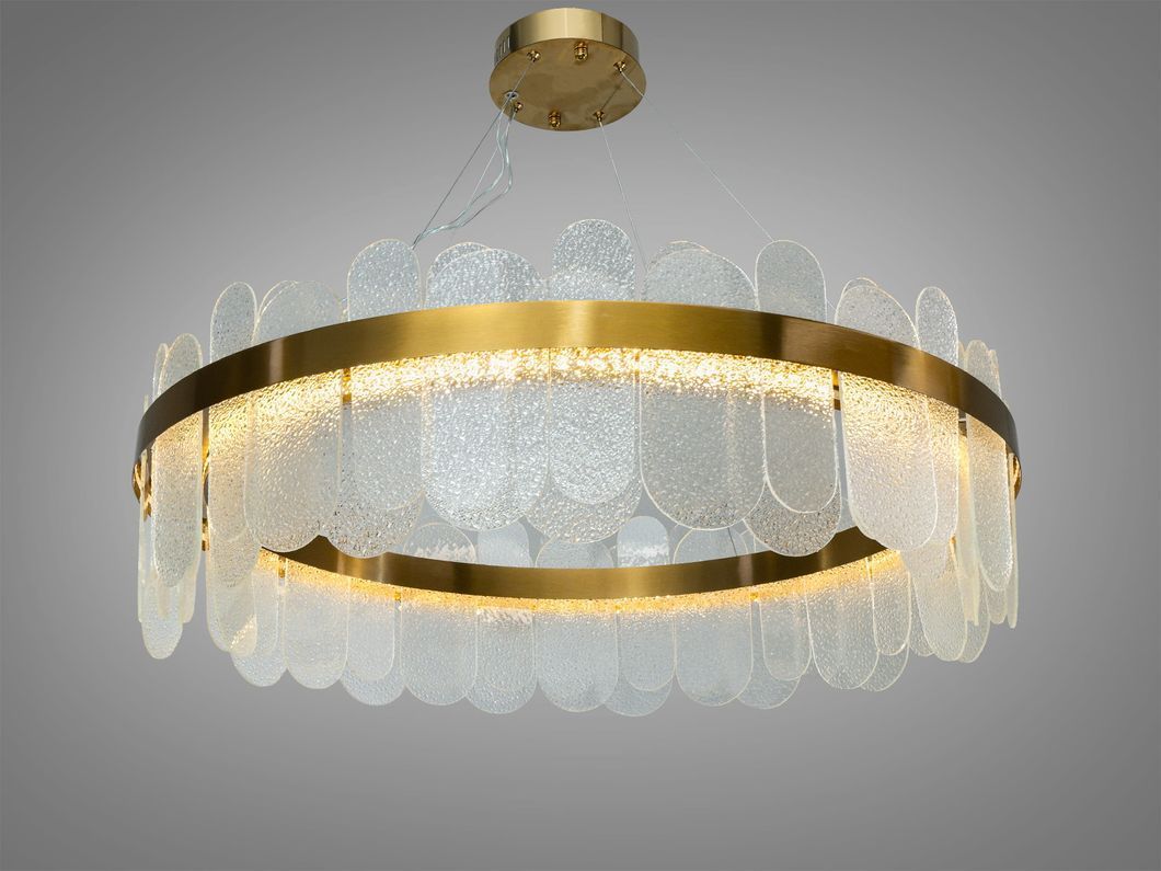 Классическая подвесная хрустальная люстра Diasha, золото, LED 120