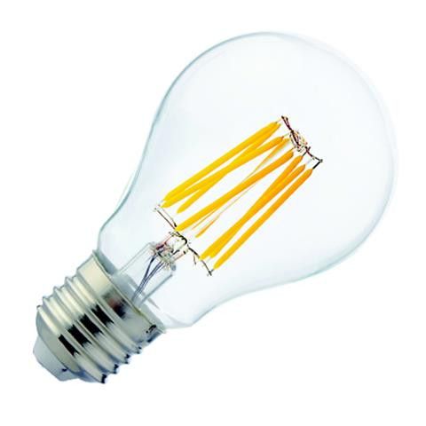 Светодиодная лампа Horoz филамент 6W E27 груша