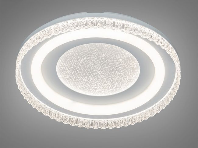 Стельовий LED світильник біле коло 85 Вт матовий