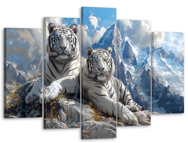 Модульная картина в гостиную / спальню для интерьера 80x125 см MK50347