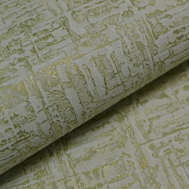 Шпалери вінілові на паперовій основі Слов'янські шпалери Comfort + В40,4 Шода зелений 0,53 х 15м (5657-04)