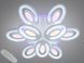 Стельова LED люстра біла 176 Вт 9 кілець пульт димер
