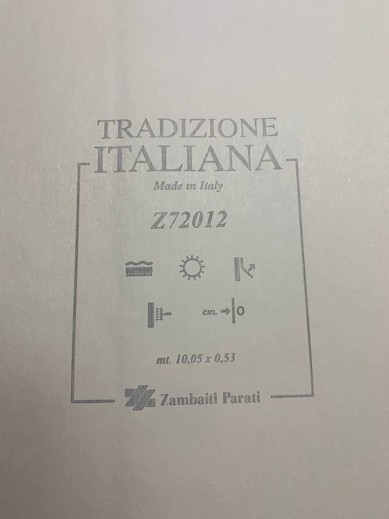 Шпалери вінілові на флізеліновій основі Zambaiti Parati Tradizione Italiana сірий 0,53 х 10,05м (Z72012)