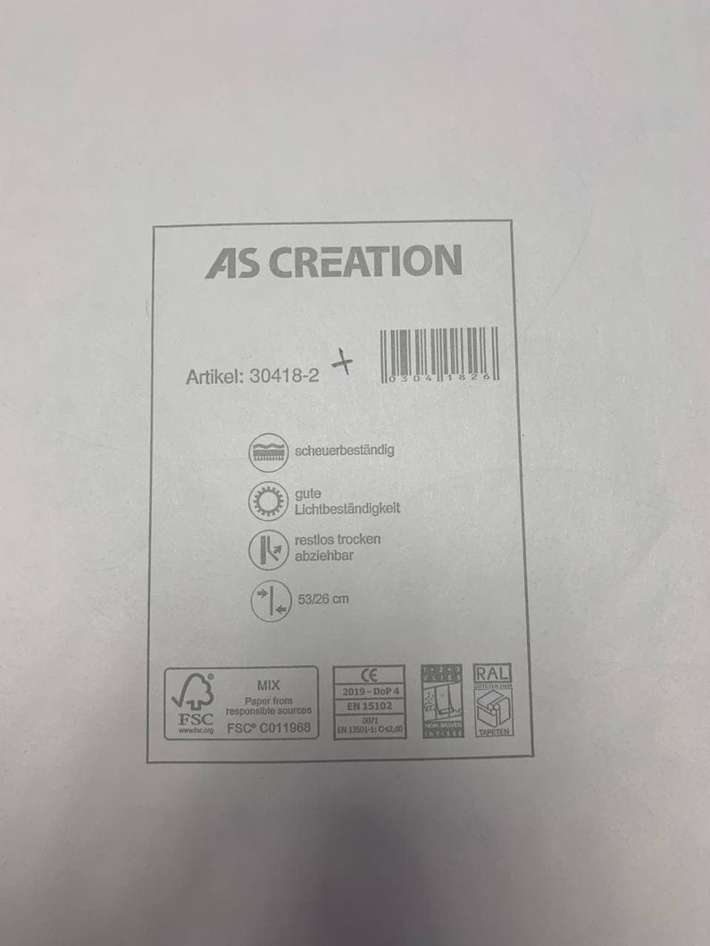 Шпалери вінілові на флізеліновій основі AS Creation Romantico бежевий 0,53 х 10,05м (30418-2)