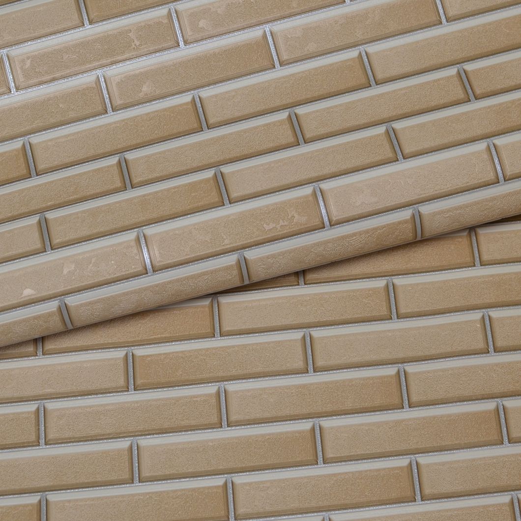 Шпалери вінілові на паперовій основі супер мийка Слов'янські шпалери Expromt В49,4 Лего кавовий 0,53 х 10,05м (5753-02)