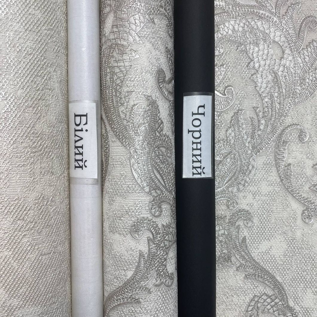 Обои виниловые на флизелиновой основе серый AdaWall SEYYAH 1,06 х 10,05м (1303-2)