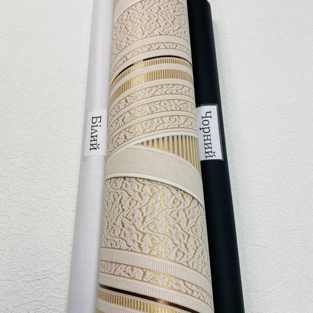 Обои виниловые на бумажной основе Славянские обои Comfort В39 Волшебница 2 золотистый 1,06 х 10,05м (5688-02)